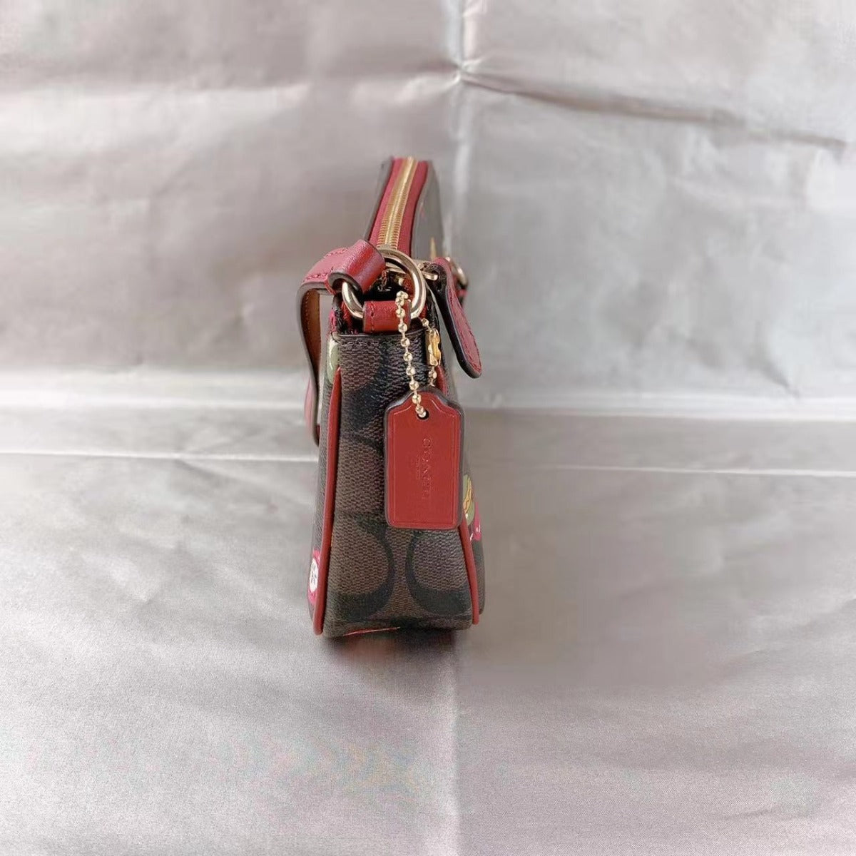 Coach C7403 Nolita 19 in Signature Canvas with Ornament Print Brown Black Multi Coach C7403 Nolita 19 in Signature Canvas with Ornament Print Brown Black Multi